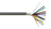 AMESB 22AWG 10C Shielded Cable Wire (UL2464) - Flexible Str TC, PVC Ins, OS+Drain+TC BRD, PVC JKT for CNC Machine, Stepper Motor, VFD Spindle
