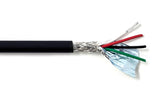 AMSB 20AWG 4C Shielded Cable Wire (UL2464) - Highly Flexible Str TC, PVC Ins, OS+TC BRD, PVC JKT for CNC Machine, Stepper Motor, VFD Spindle