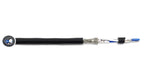 RS-485 24AWG 2Pr Shielded Cable - Equal to Belden 9842, Str TC, PE Ins, OS+Drain+TC BRD, PVC JKT, 120 ohm for Low Voltage Analog Signals/Digital Control