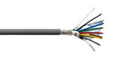 AMESB 20AWG 8C Shielded Cable Wire (UL2464) - Flexible Str TC, PVC Ins, OS+Drain+TC BRD, PVC JKT for CNC Machine, Stepper Motor, VFD Spindle